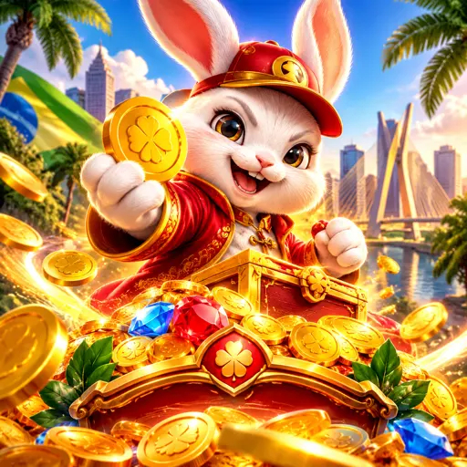 Capa do slot Fortune Rabbit com coelho da sorte